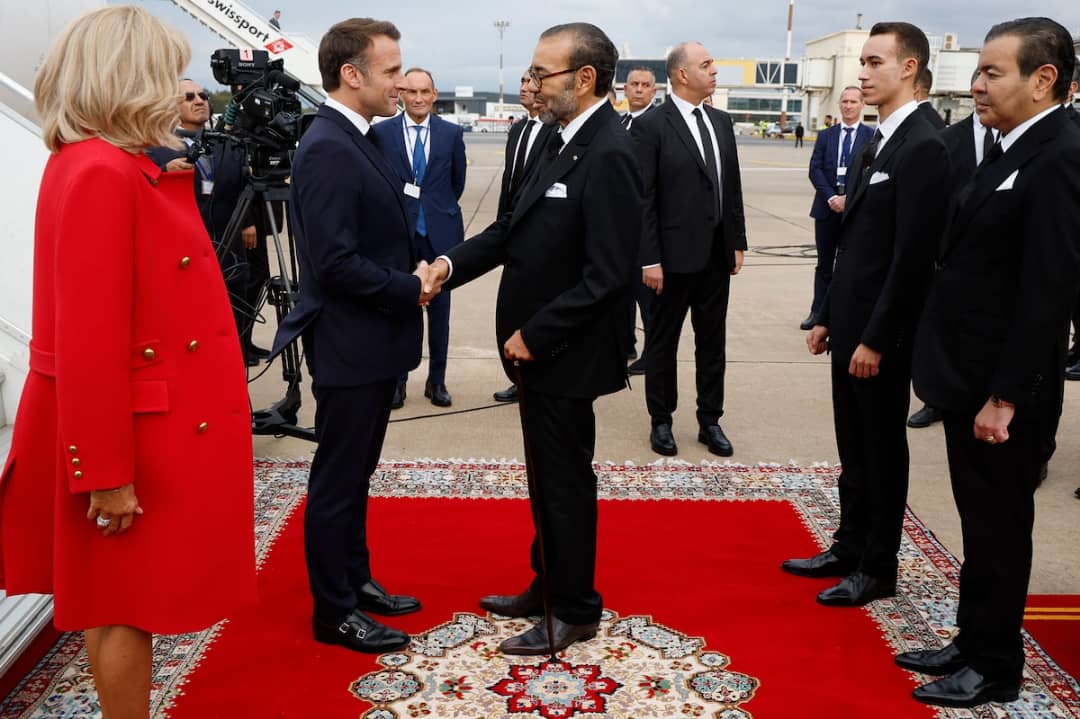 Diplomatie : Emmanuel Macron accueilli par le roi Mohammed VI