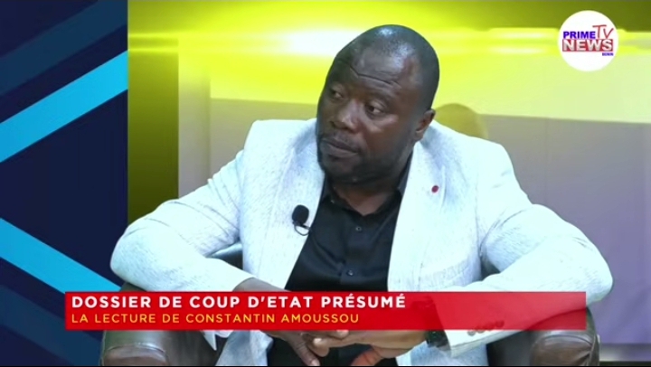 Constantin Amoussou sur l'émission Prime politique