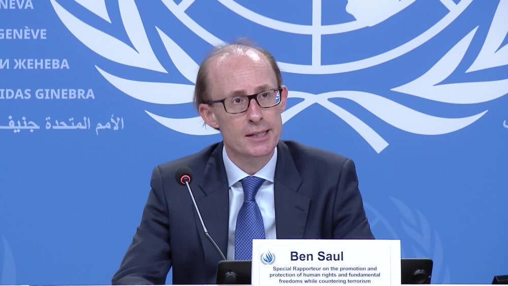 Ben Saul, Rapporteur spécial des Nations Unies