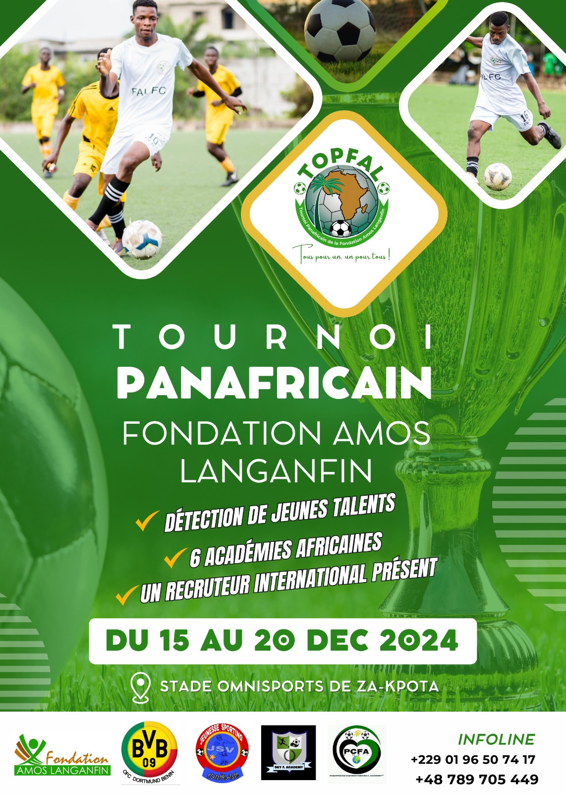 Affiche publicitaire de TOPFAL