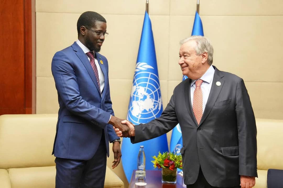 Le Président sénégalais et le Secrétaire Génėral de l'ONU