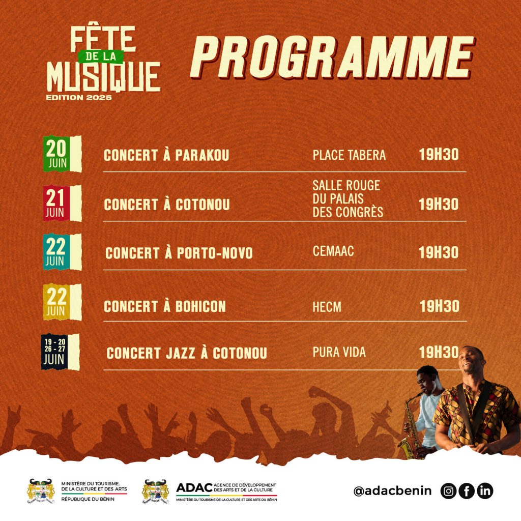 Fête de la musique au Bénin: renforcer le rôle stratégique de la culture dans l’économie