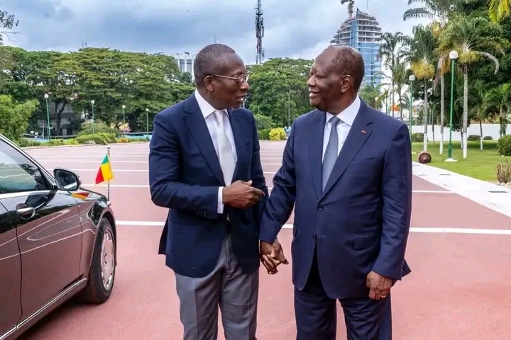 Le Président Talon en visite chez Ouattara à Abidjan