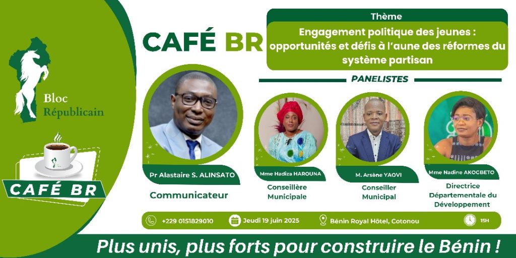 Café Br à Cotonou : pour affiner l’engagement politique de la jeunesse