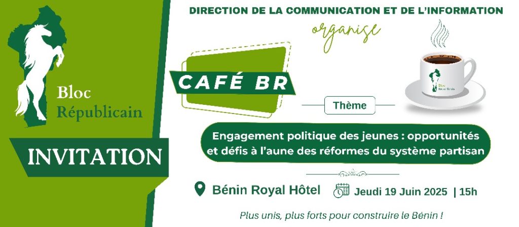 Café Br à Cotonou : pour affiner l’engagement politique de la jeunesse