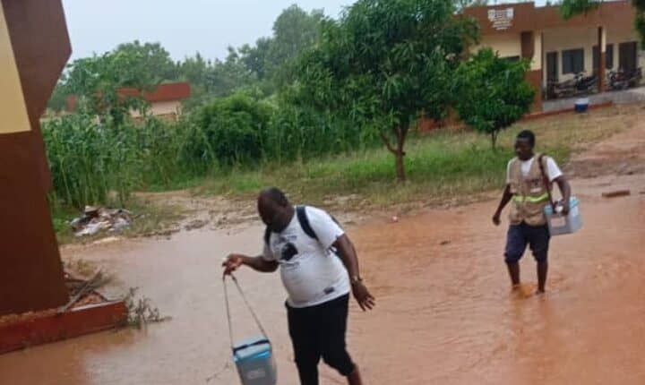 Inondation dans le Couffo: le centre de santé de Houédogli sous l’eau
