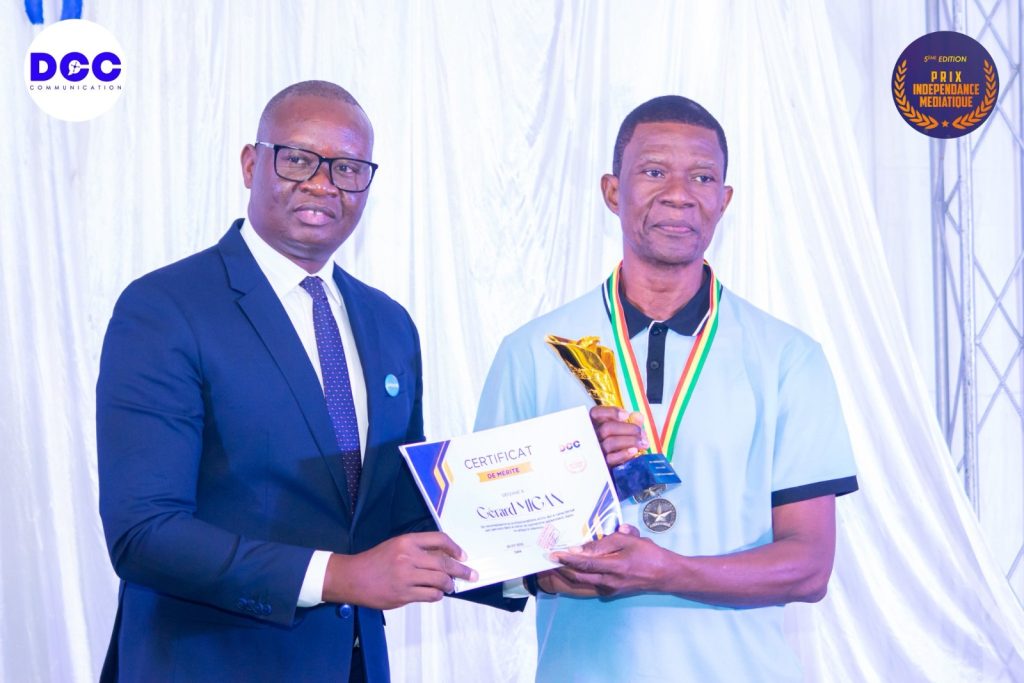 Concours international « Prix Indépendance Médiatique »: Dcc Communication a célébré l’excellence et les icônes de la presse