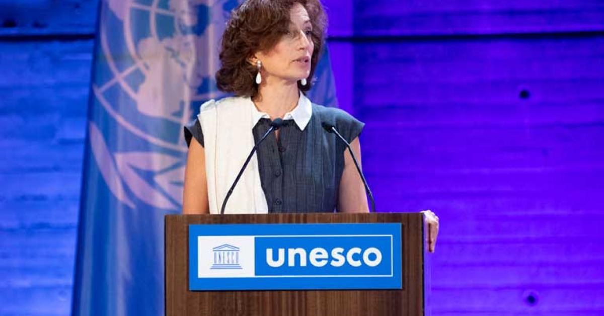 Audrey Azoulay Directrice Générale de l'UNESCO