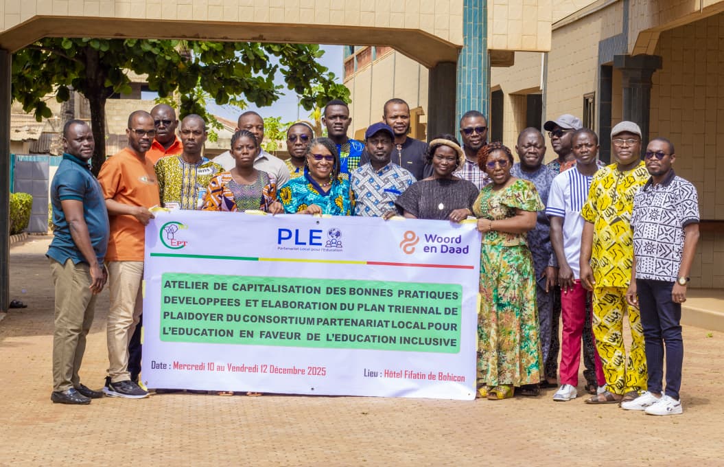 Promotion de l’inclusion scolaire au Bénin : Le consortium PLE renforce son plaidoyer.
